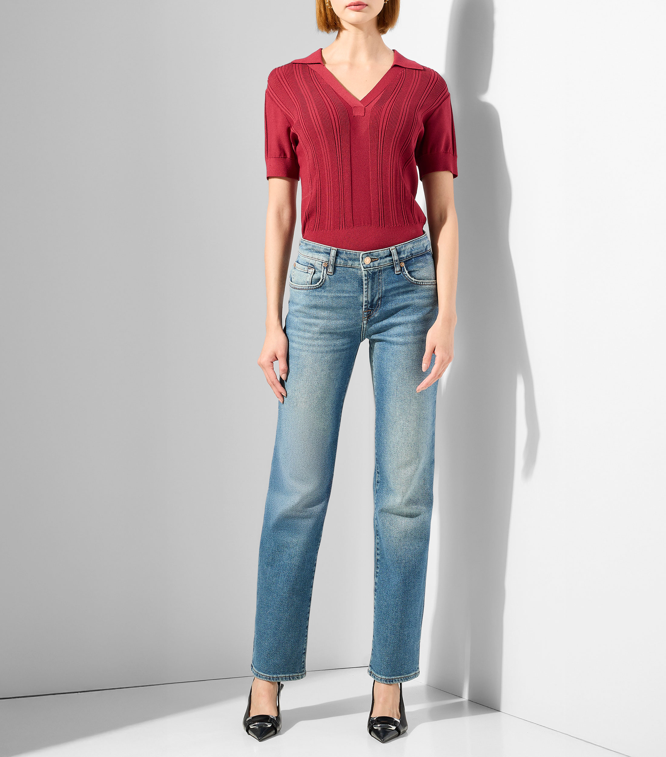 Jeans straight Mujer